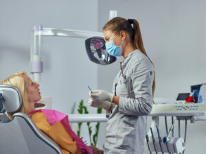 dentista e paciente